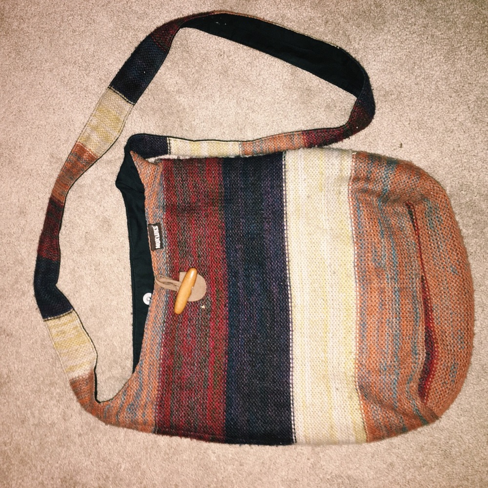 vintage hippie satchel